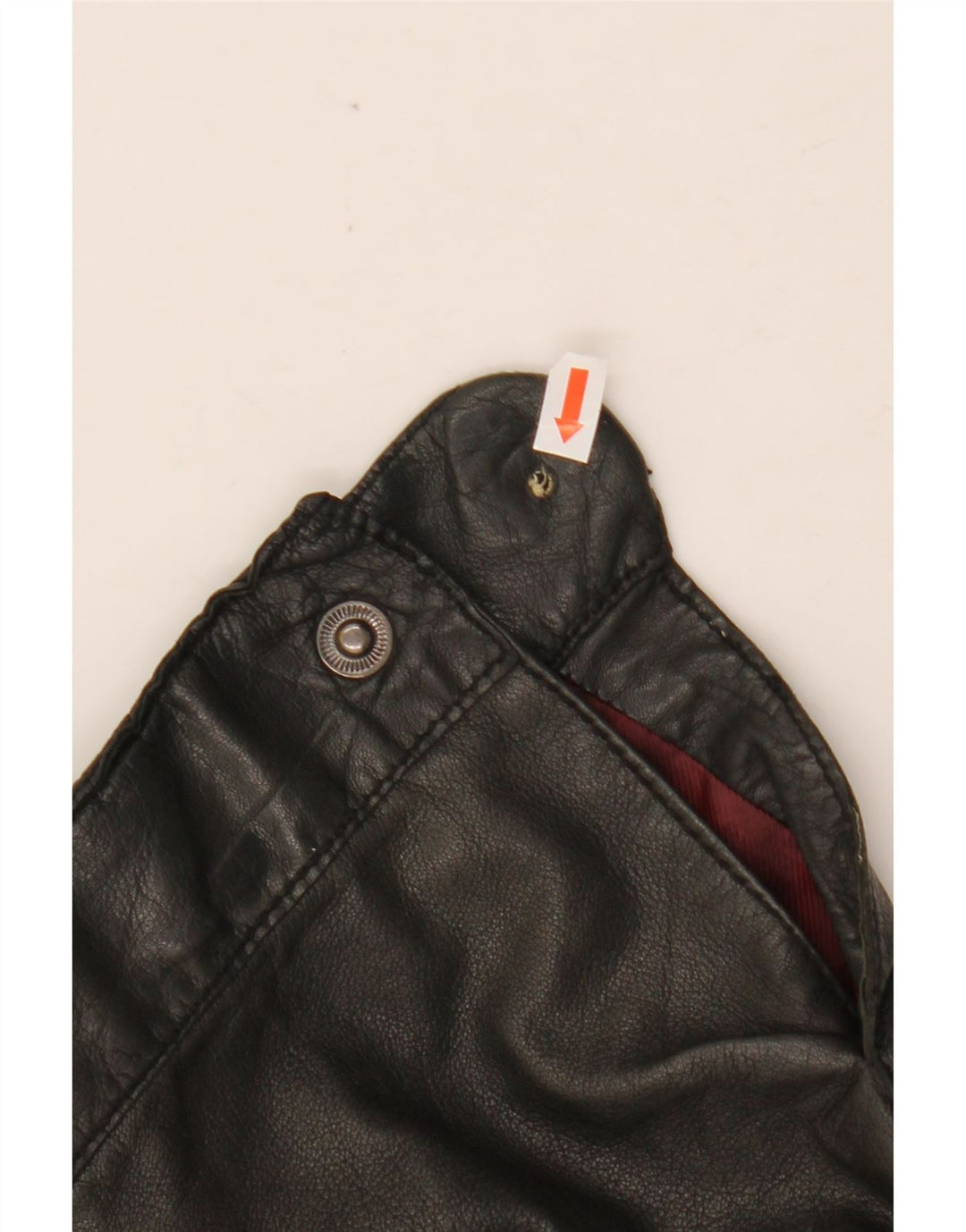 Мужская кожаная куртка TED BAKER, размер 5 XL, черная кожа