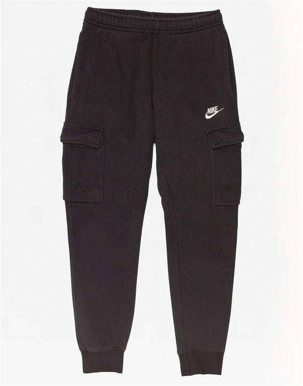 Мужские спортивные брюки-карго Nike XS, черные хлопковые брюки