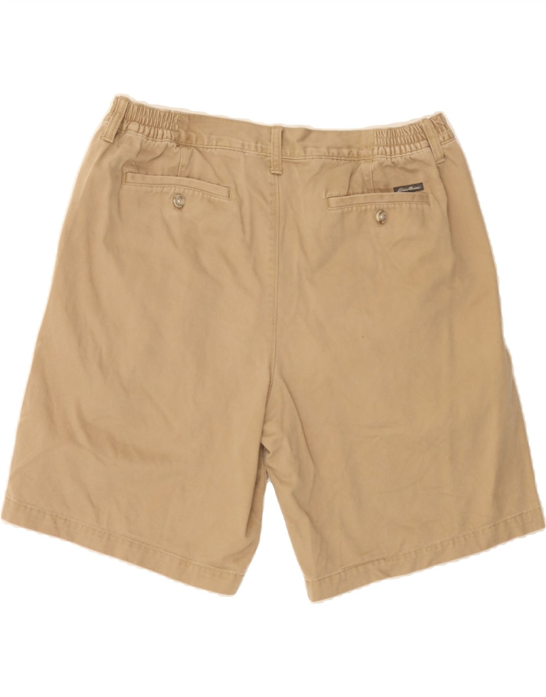EDDIE BAUER Mens Pegged Chino Shorts W34 Large Beige Cotton Vintage Eddie Bauer and Second-Hand Eddie Bauer from Messina Hembry 