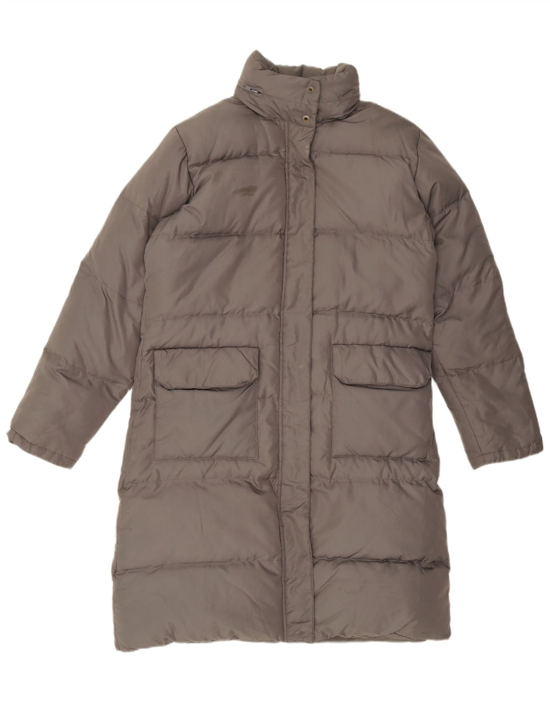 Женское стеганое пальто Phard UK 14, полиэстер среднего серого цвета