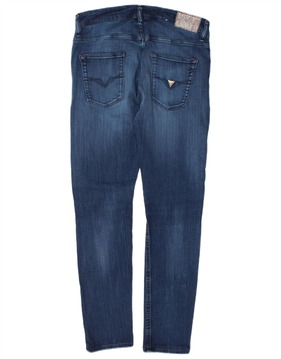 Мужские зауженные джинсы Guess W32 L30 синие из лиоцелла