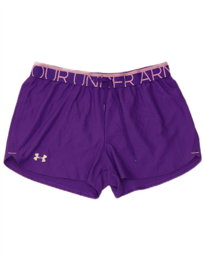 Женские спортивные шорты стандартного размера Under Armour, маленькие фиолетовые