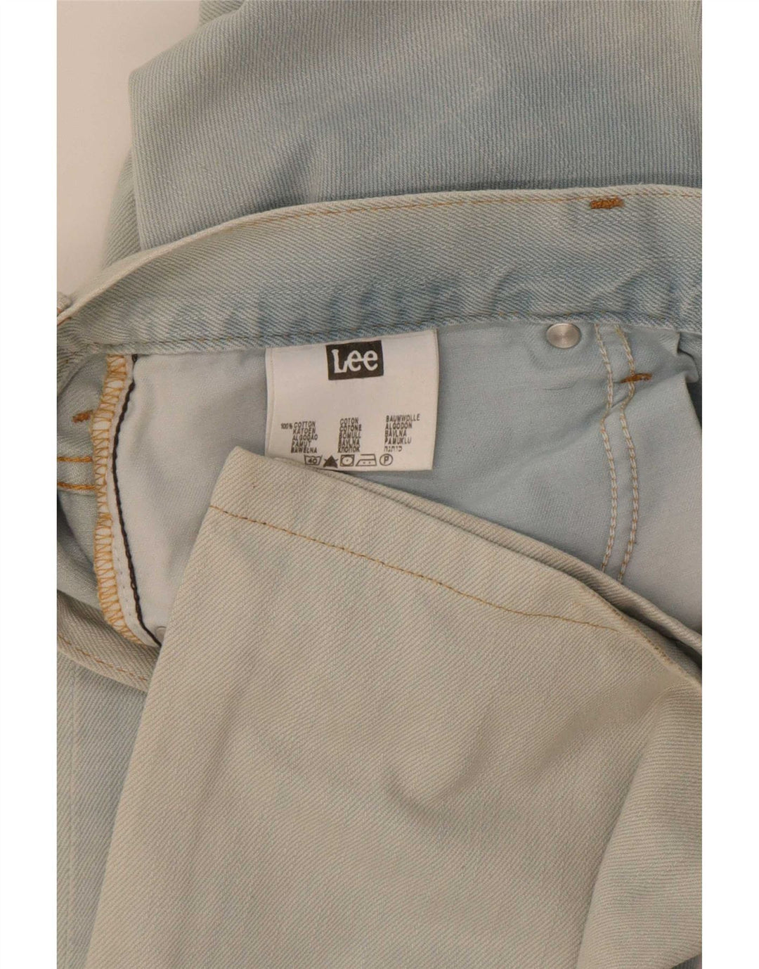 Мужские прямые джинсы Lee Knox W32 L36, синий хлопок