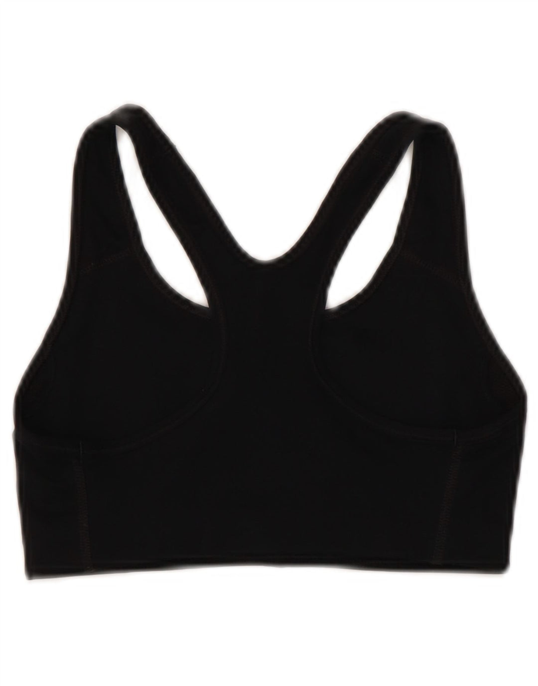Женский спортивный бюстгальтер с графическим рисунком Nike Dri Fit, маленький черный полиэстер