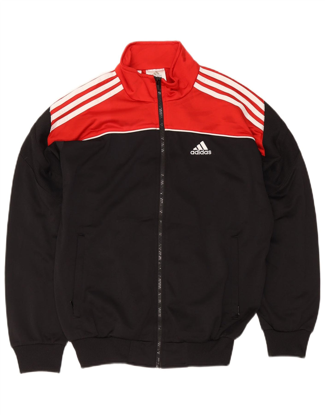Спортивный костюм Adidas для мальчиков 13–14 лет, черный полиэстер с цветными блоками
