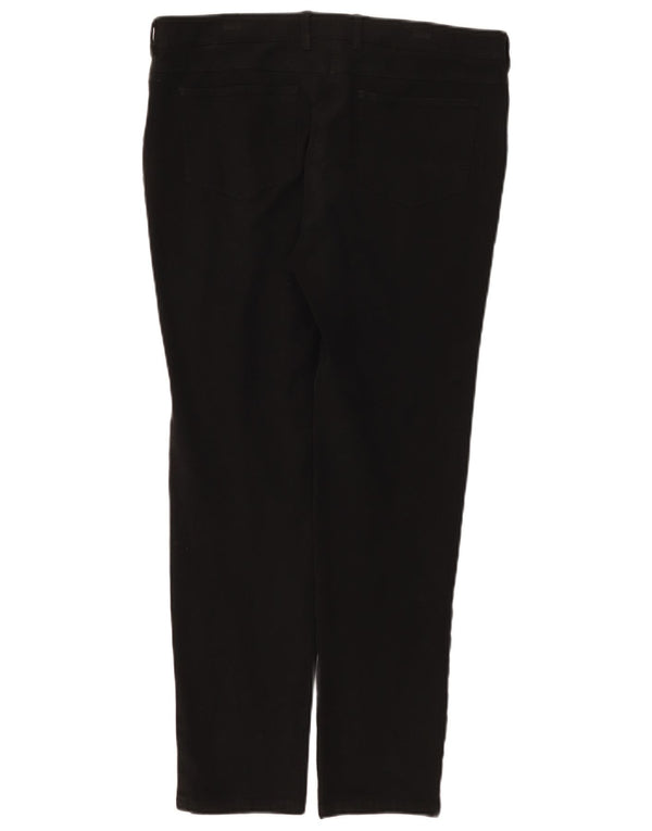 Женские брюки чинос скинни Hobbs UK 16, большие W33 L28, черные, хлопковые