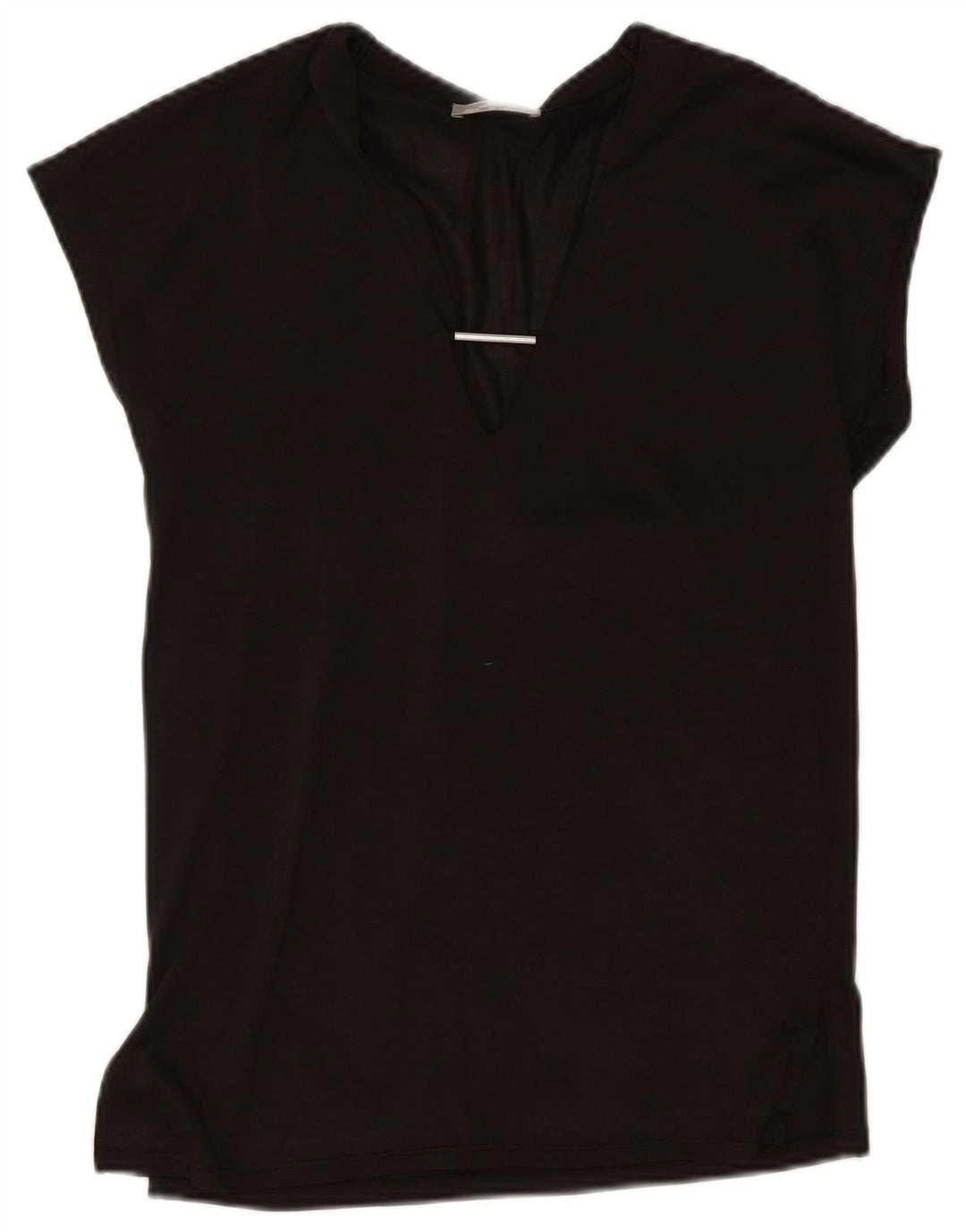 Женская блузка Zara Top UK 10, маленькая черная