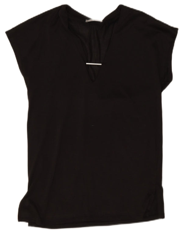 Женская блузка Zara Top UK 10, маленькая черная