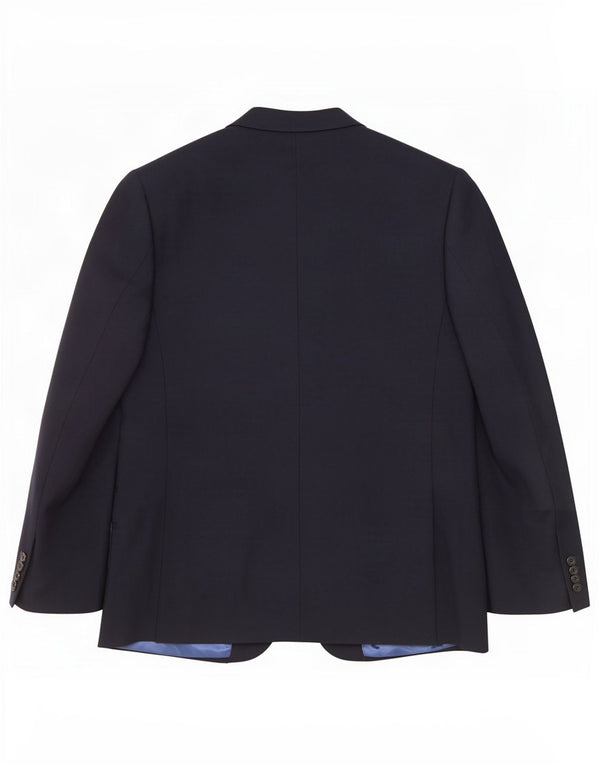 Marks & Spencer Mens 2 Button Blazer Jacket UK 42 Large Navy Blue
