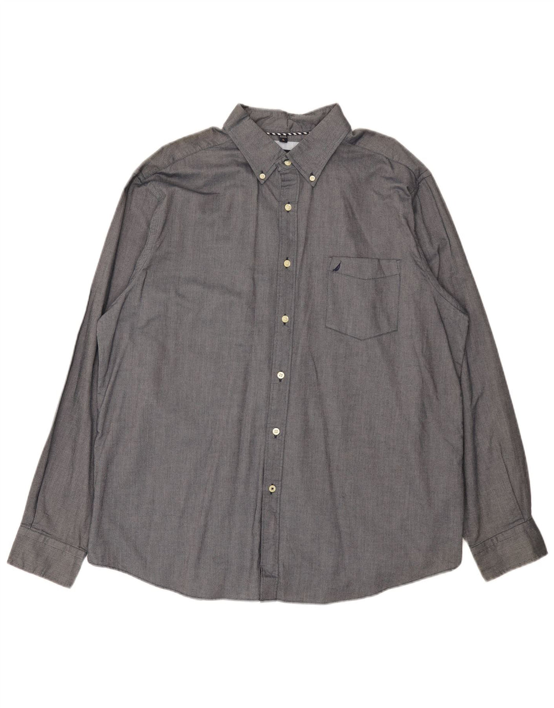 Мужская рубашка Nautica XL, серая, хлопок