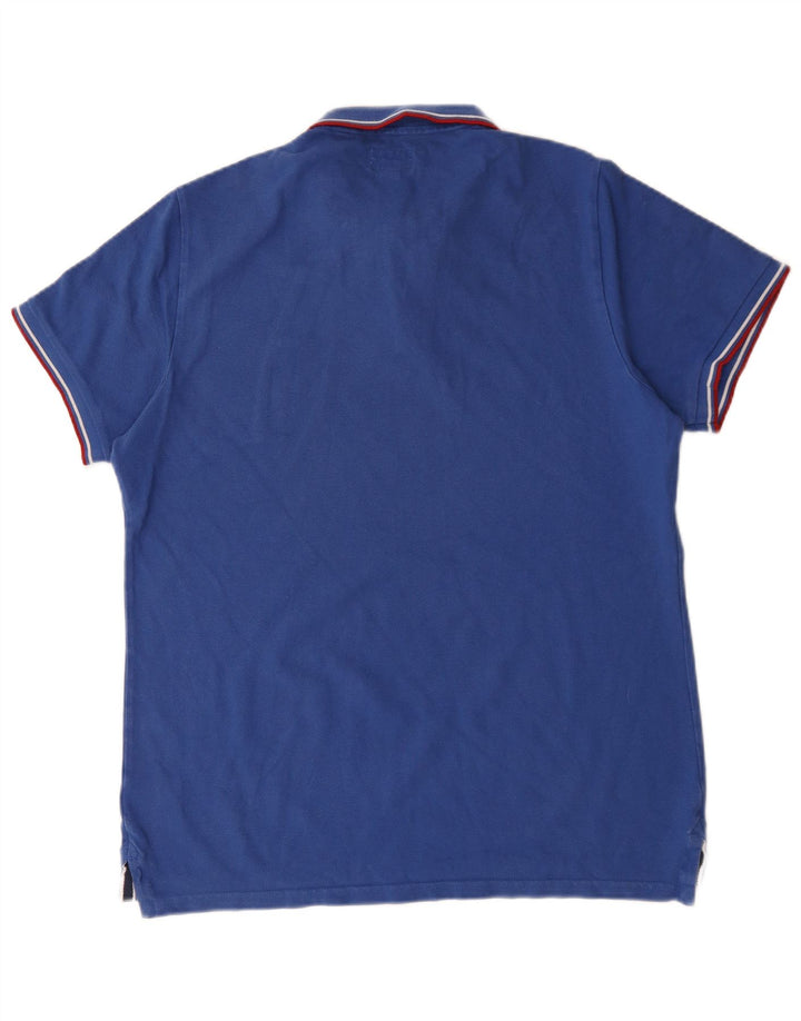 Мужская рубашка-поло Superdry 2XL, синяя, хлопок