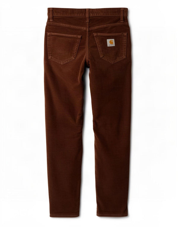 Carhartt Мужские узкие вельветовые брюки W30 L32 Коричневые хлопковые