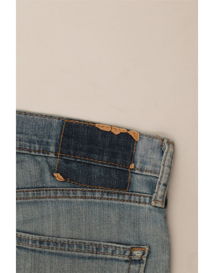 Женские потертые узкие джинсы LEVI'S W30 L32, синий хлопок