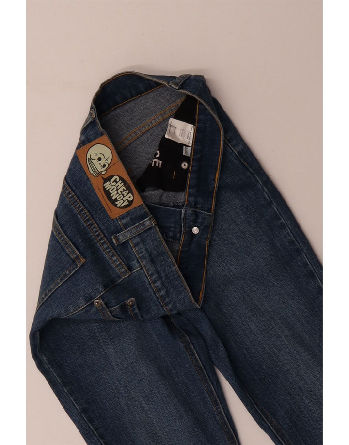 CHEAP MONDAY Женские джинсы скинни W27 L32 Синий хлопок