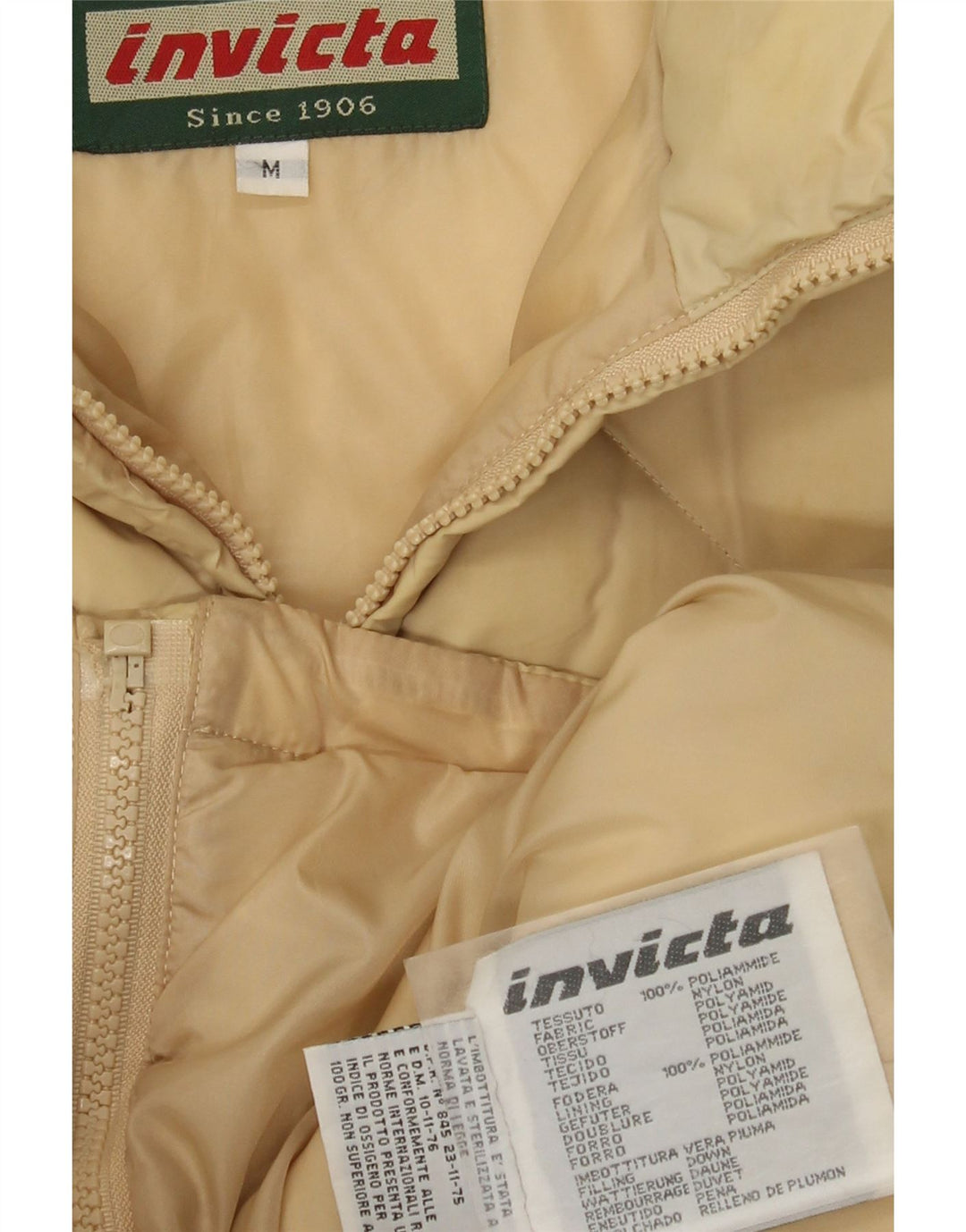 Женская стеганая куртка Invicta UK 14 средний бежевый полиамид