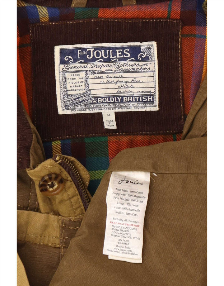 Мужская куртка Joules UK 38, средний цвет хаки, хлопок с цветными блоками