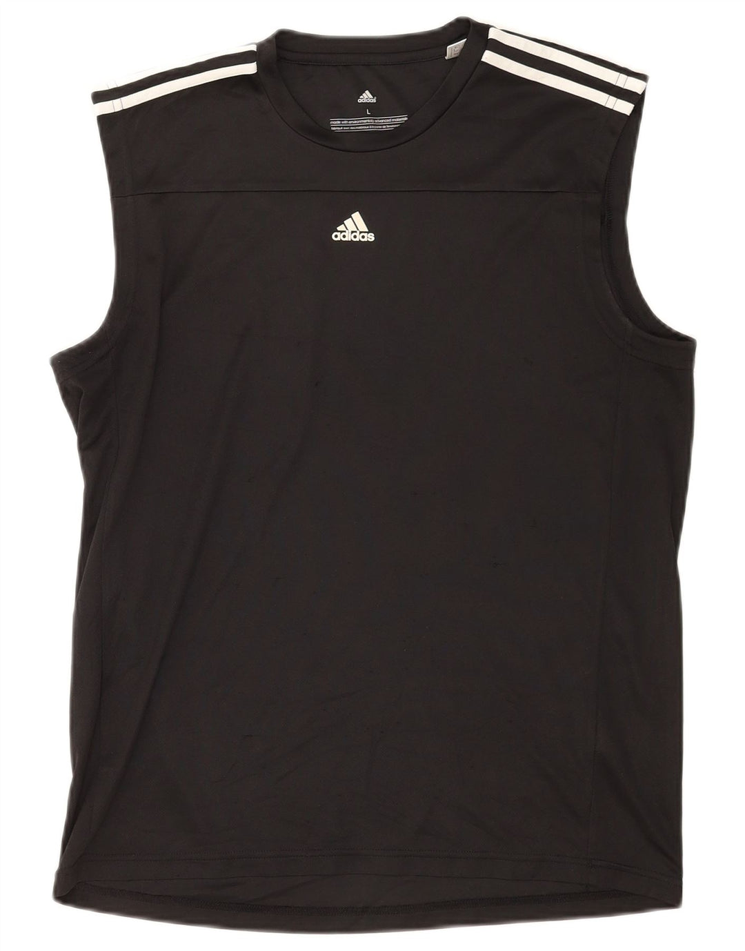 Мужской жилет Adidas Climalite, большой черный полиэстер