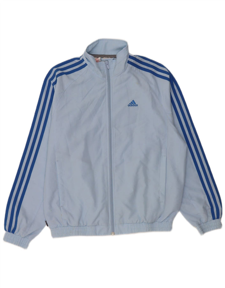 Спортивный костюм Adidas для мальчиков 13-14 лет, синий полиэстер