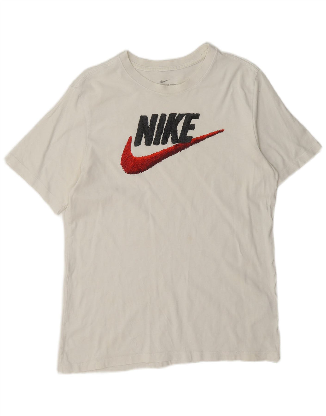 Мужская футболка с рисунком Nike, средний белый хлопок, белый цвет
