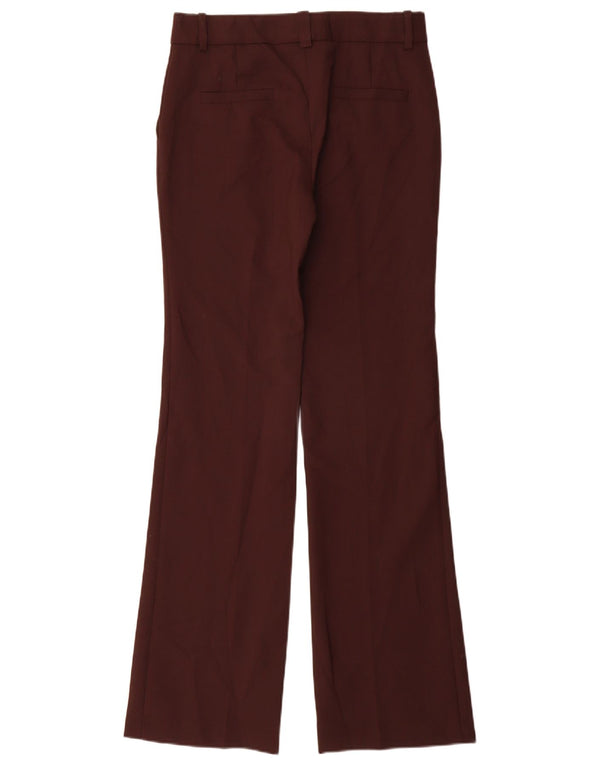 Massimo Dutti Женские брюки-клеш EU 36 XS W26 L34 Коричневый полиэстер