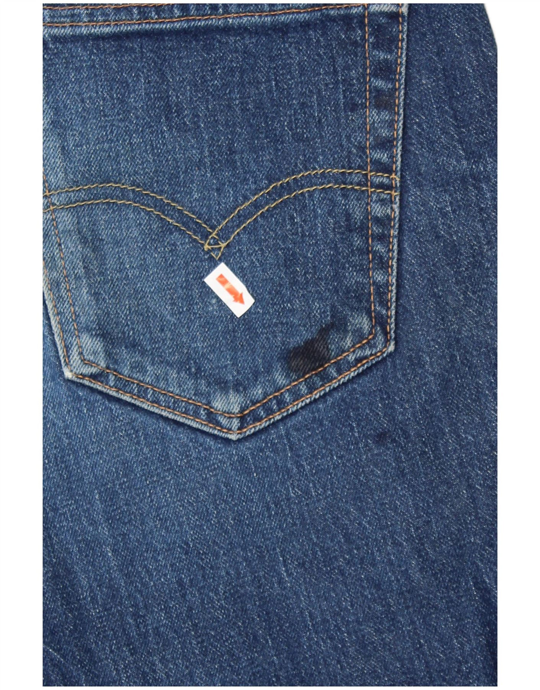 Мужские прямые джинсы LEVI'S 514 W31 L32 синие, хлопок