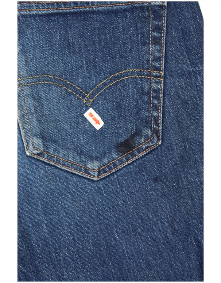 Мужские прямые джинсы LEVI'S 514 W31 L32 синие, хлопок