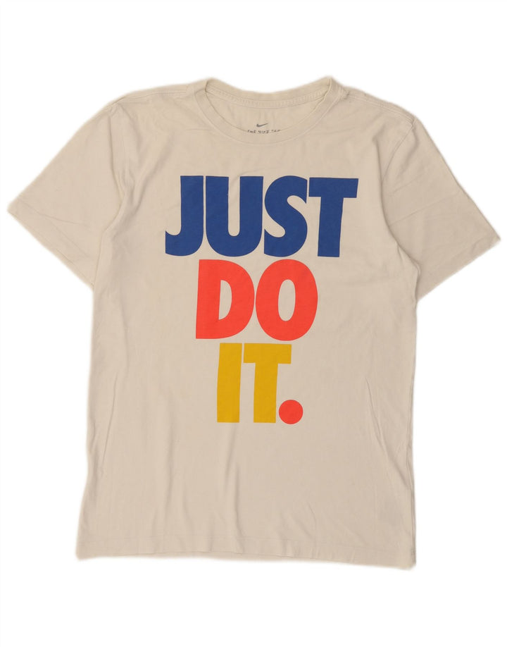 Мужская футболка с рисунком Nike, маленький белый хлопок