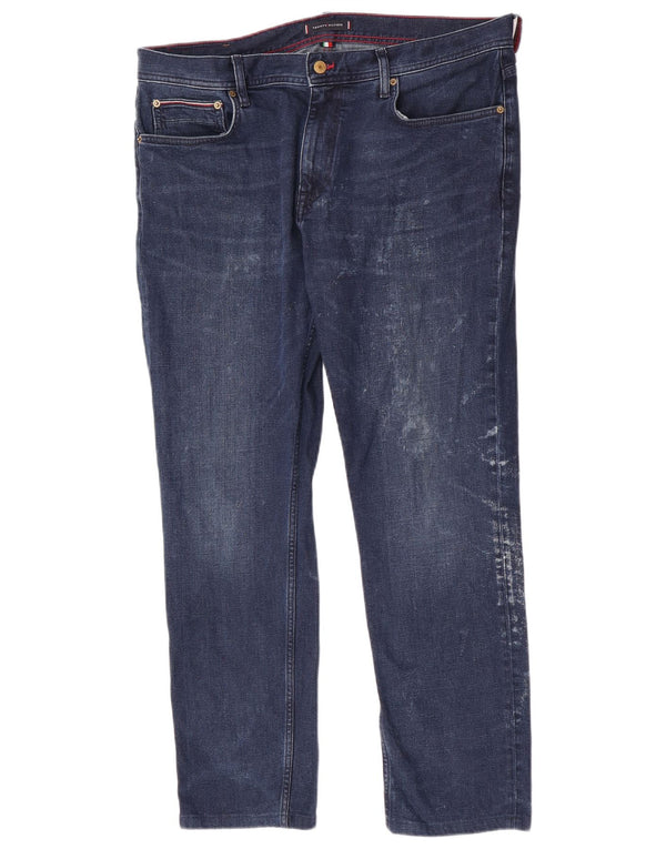 Мужские прямые джинсы Tommy Hilfiger Denton W38 L30, синий хлопок