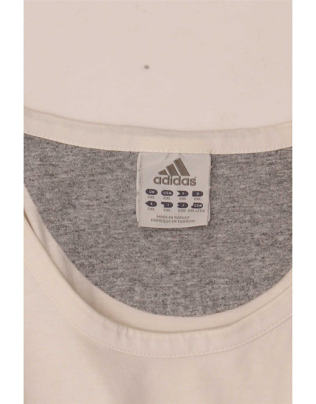 Мужской жилет Adidas Top 2XL Белый