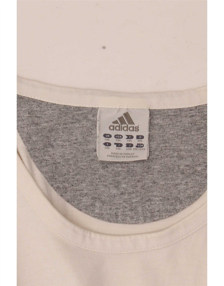 Мужской жилет Adidas Top 2XL Белый