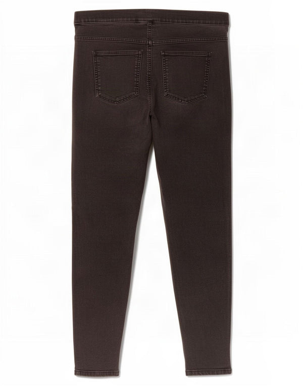 Женские укороченные джинсы джеггинсы Marks & Spencer UK 14, большие W32 L24, черный хлопок