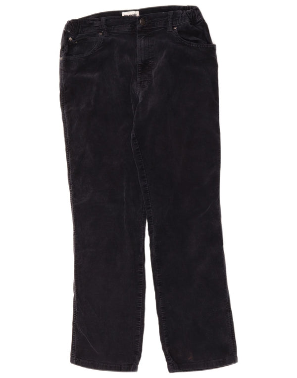 Мужские прямые вельветовые брюки Wrangler Texas W34 L28, темно-синий, хлопок