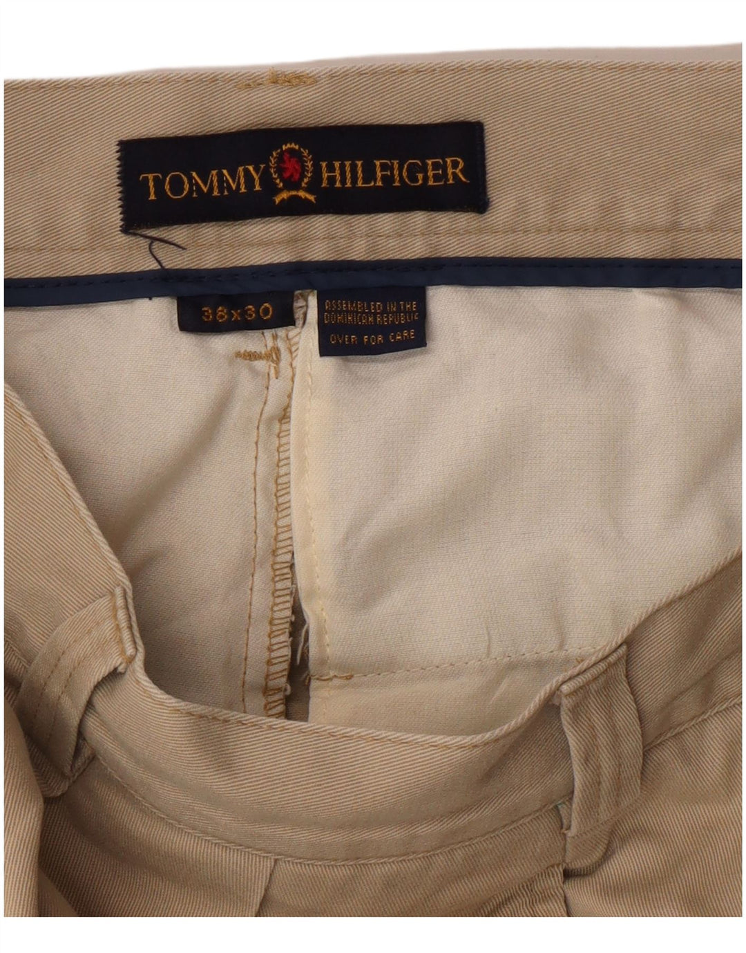 Мужские прямые брюки чинос Tommy Hilfiger W38 L30 бежевые