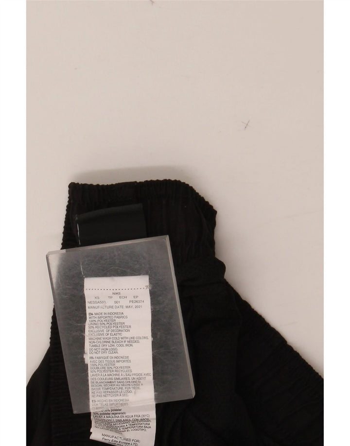 Женские спортивные шорты NIKE UK 4 XS, черный полиэстер