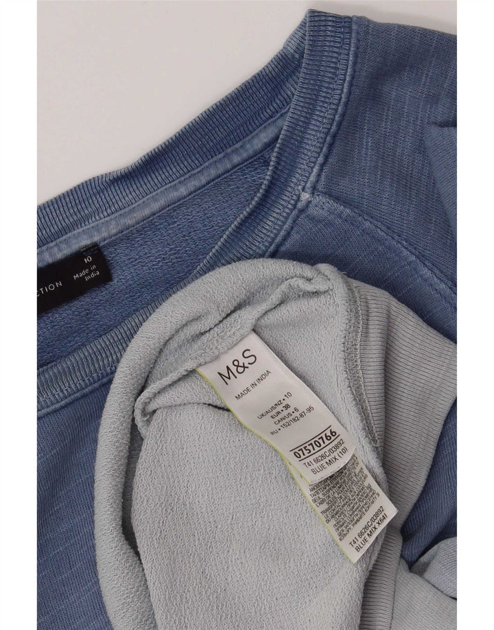 Женский свитер Marks & Spencer UK 10, маленький синий тай-дай