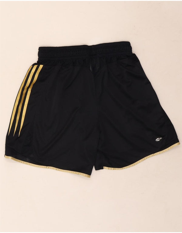 Adidas Mens FC Bayern Munchen Спортивные шорты среднего размера из полиэстера черного цвета