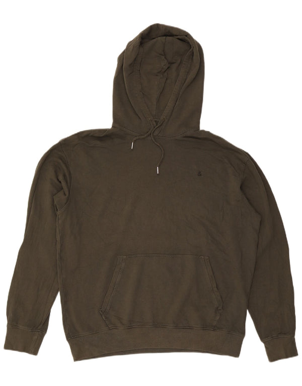 Мужской джемпер с капюшоном Jack & Jones XL, хлопок, хаки