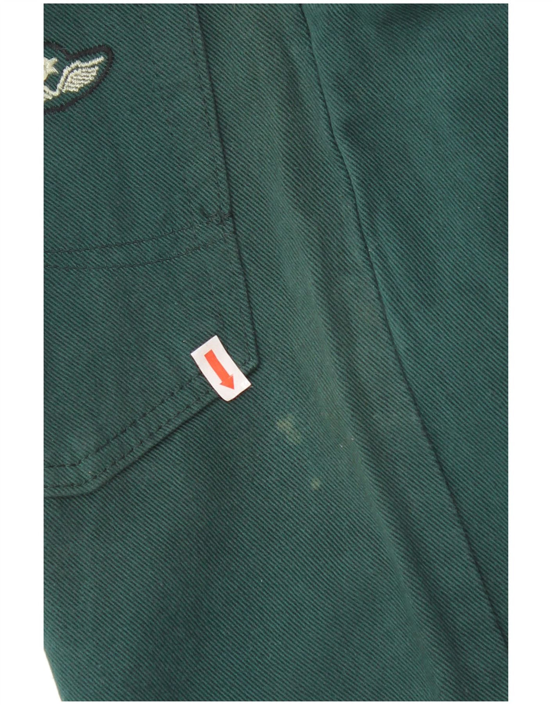 Винтажные женские джинсы с высокой талией IT 44 Medium W28 L31 Зеленые