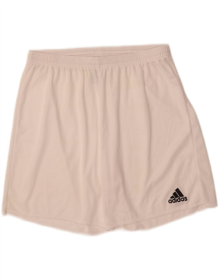 ADIDAS Mens Sport Shorts XL  White Polyester Vintage Adidas and Second-Hand Adidas from Messina Hembry 