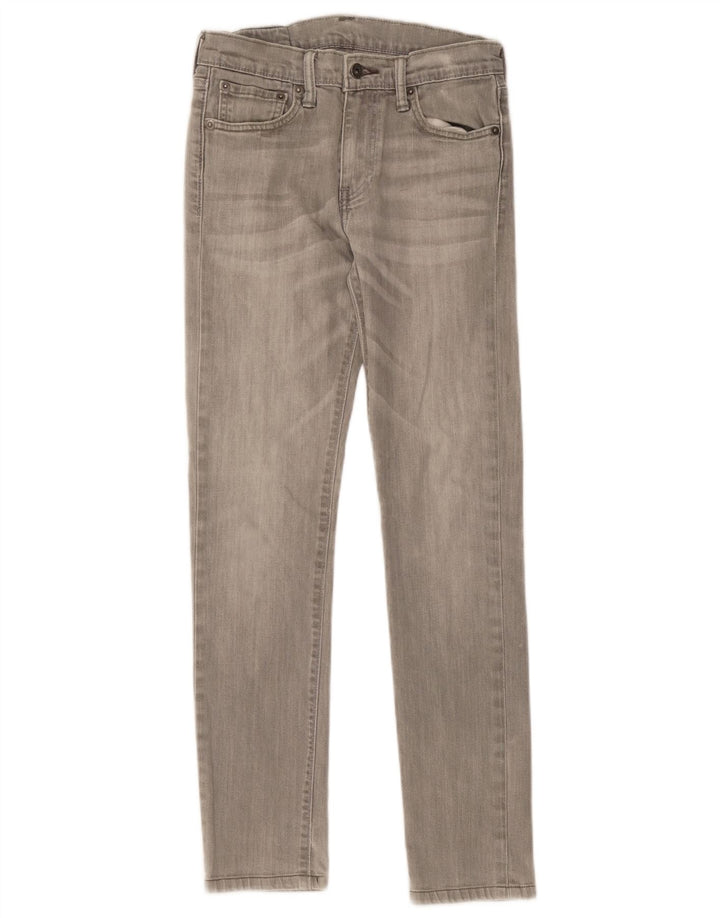 Женские джинсы скинни Levi's W29 L32 Серый хлопок