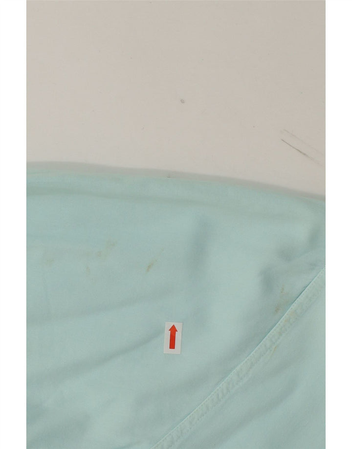 VINTAGE Mens Short Sleeve Shirt Large Blue Cotton Vintage Vintage and Second-Hand Vintage from Messina Hembry 