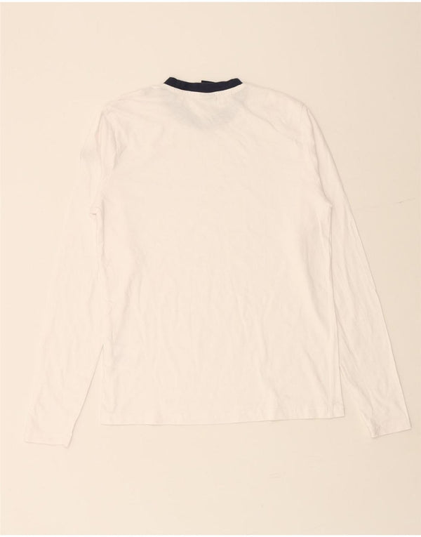 NORTH SAILS Мужской топ с длинным рукавом XS, белый хлопок