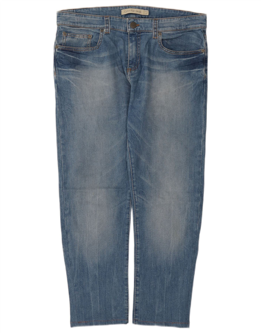 Мужские джинсы CALVIN KLEIN W32 L26 синие, хлопок