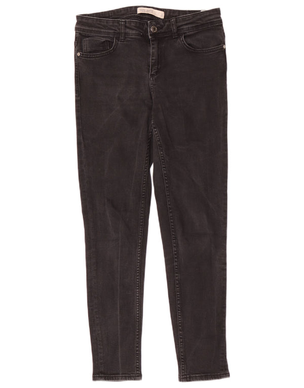 Женские джинсы скинни Zara EU 36 XS W26 L27, черный хлопок