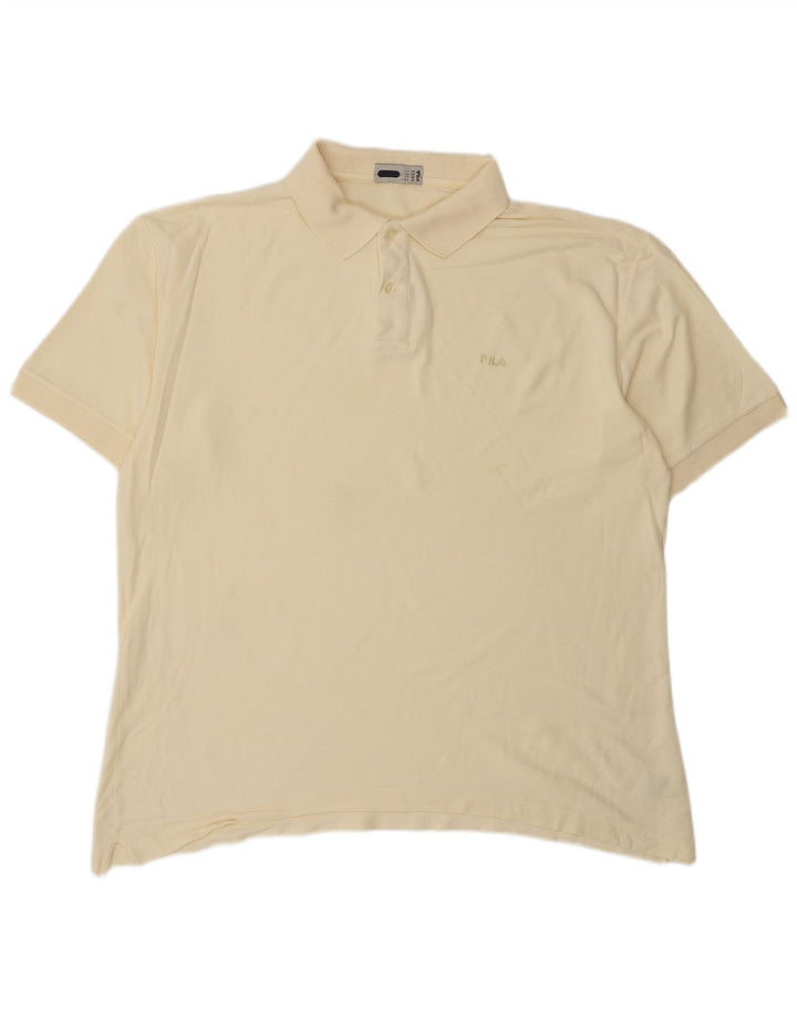 Мужская рубашка-поло FILA IT 56 2XL Желтый