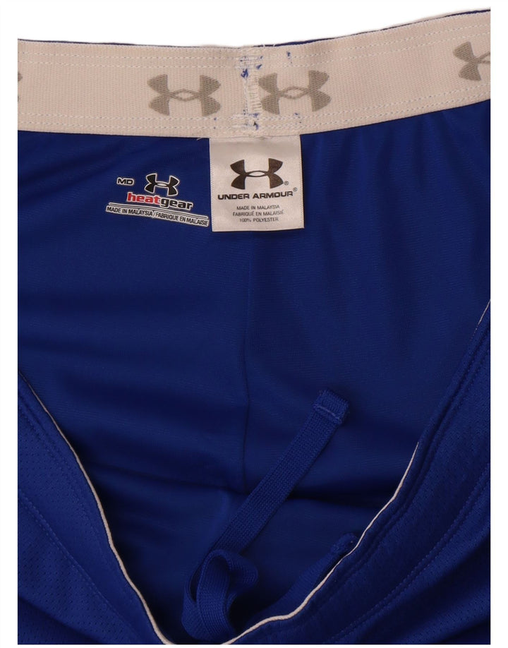 Мужские спортивные шорты Under Armour Heat Gear из полиэстера среднего синего цвета