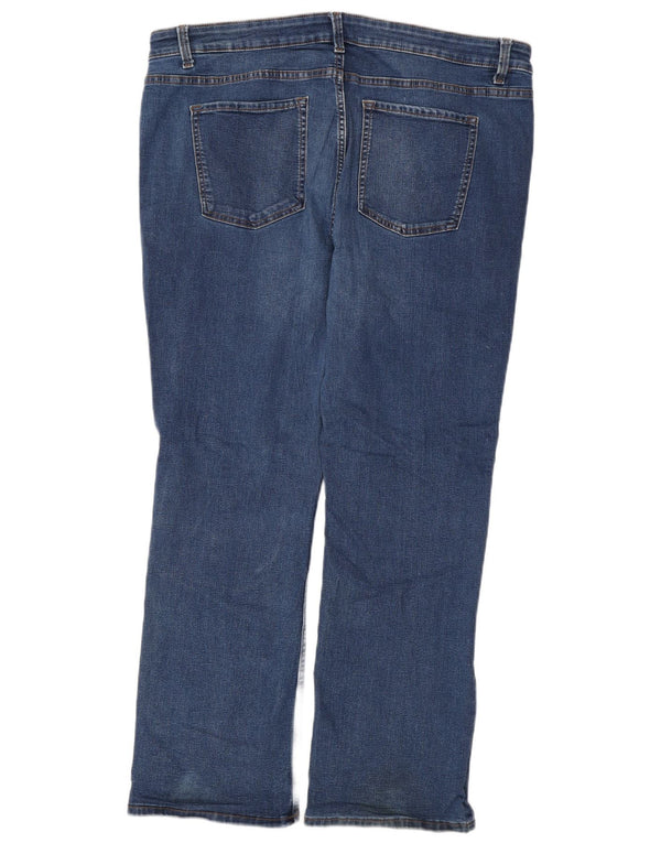 Женские джинсы Marks & Spencer Regular Bootcut UK 20 2XL W42 L31 синие, хлопок