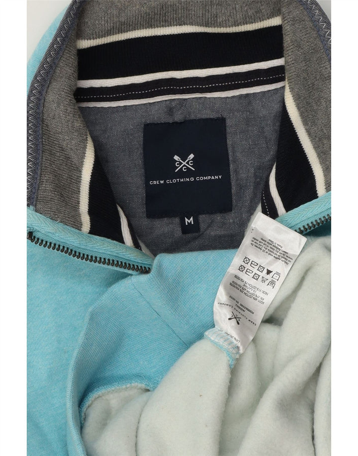 Одежда для экипажа, мужская толстовка с воротником на молнии, джемпер, средний синий хлопок, хлопковый