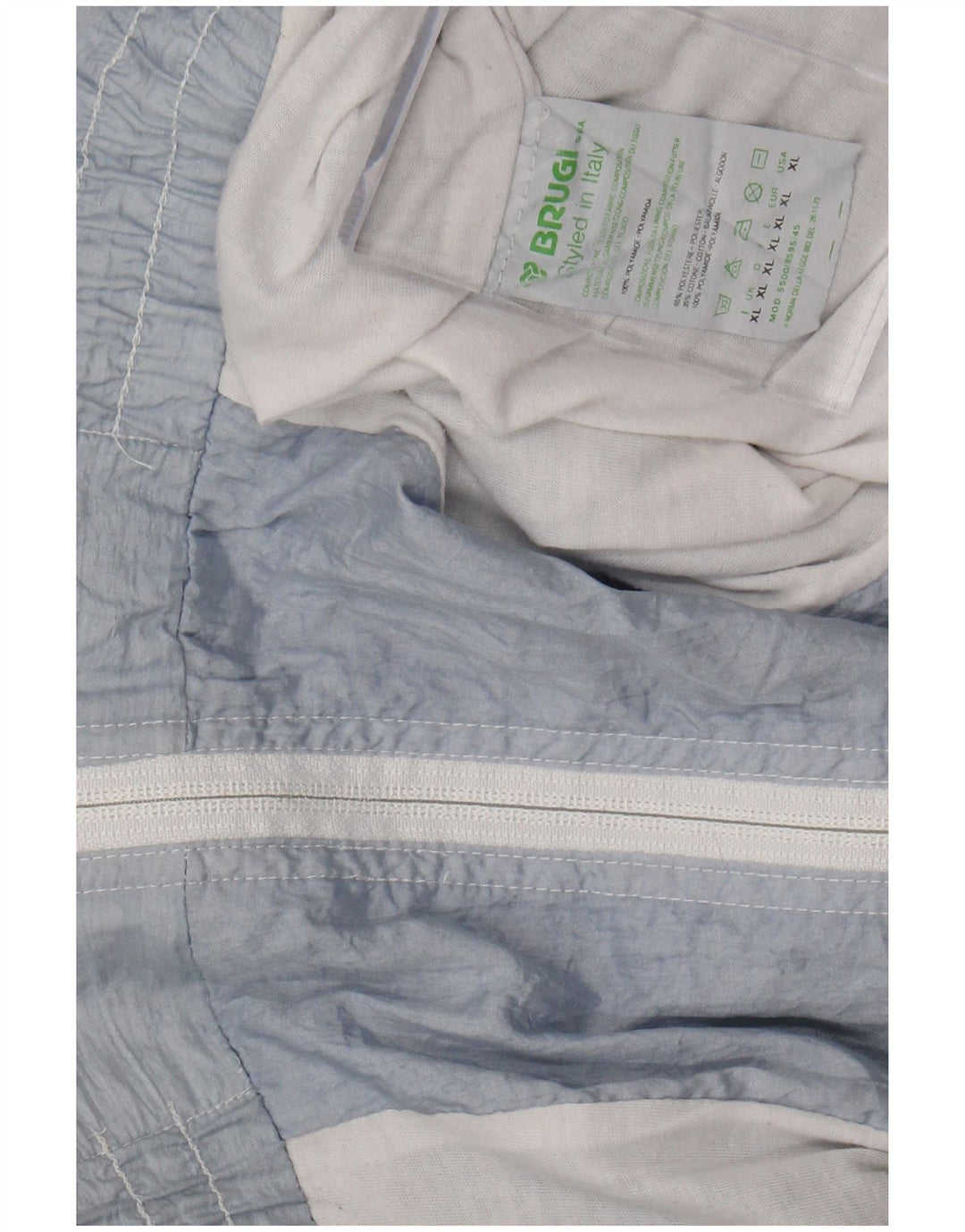 Мужской спортивный костюм свободного покроя BRUGI с рисунком, верхняя куртка XL, синий полиэстер