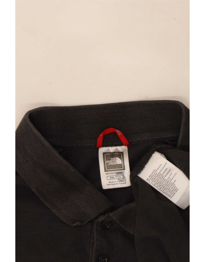 Мужская рубашка-поло The North Face 2XL, серый хлопок